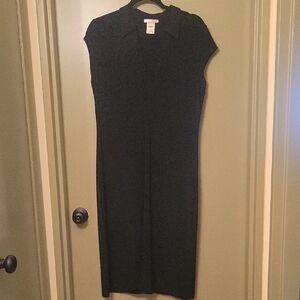 Old Navy Black Midi Dress
